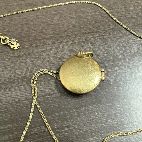 Lucky Brand  Peach Heart Locket Necklace