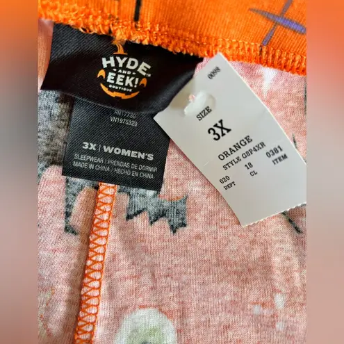 Halloween Orange and Black Cat Pajamas Size undefined