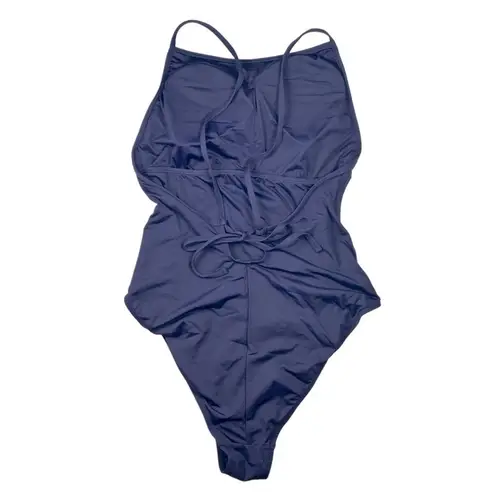 ANDIE  Swim Paloma One Piece Swimsuit in Navy Blue Size XL Long Torso