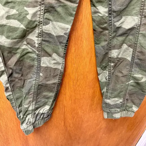 Abercrombie & Fitch  Cargo Camo Joggers Drawstring Elastic Pants Green Small S