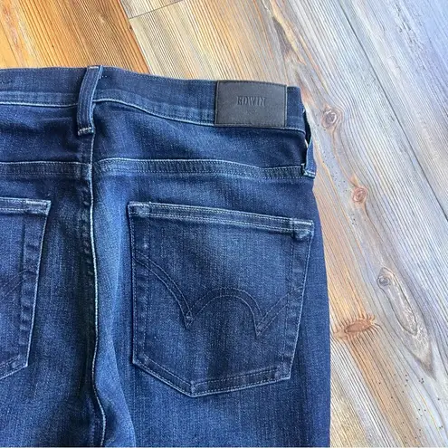 Edwin Pixie 9" Mid-Rise Skinny Blue Jeans Size 26 SKU#B24125