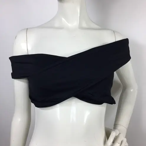 PEZ D'OR Lucia Bandeau Maternity Bikini Top Black Size M
