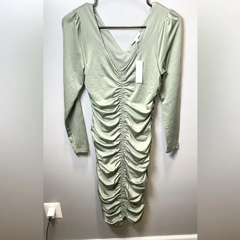 Baltic Born NWT Women's Camden Town Midi Dress Ruched Green Size Small
