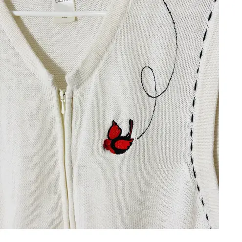 Blair VINTAGE Embroidered Christmas Cardigan