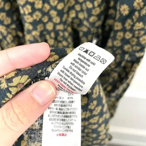 Rylee & Cru Abbie Tiered Maxi Dress Black Floral Adult Size XS