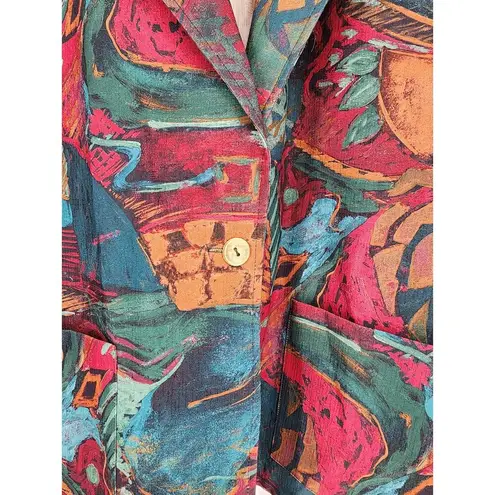 American Vintage Vintage Blair Boutique Abstract Print Oversized Blazer Size XL