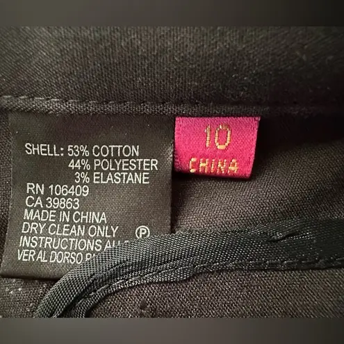 Catherine Malandrino Women's Black Pants (216)