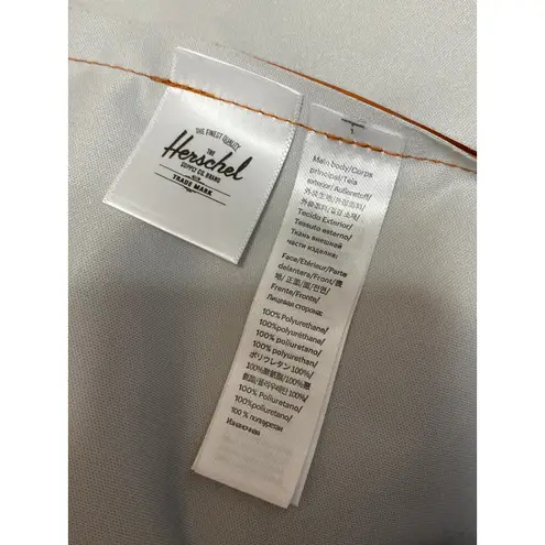 Herschel Women's Brown Long Sleeve Button Down Hooded Rain Coat Jacket Size XXL