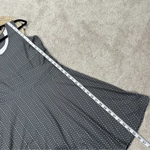 prAna Women’s Amelie Dress A-Line Sleeveless V-Neck in Charcoal Parade Size M