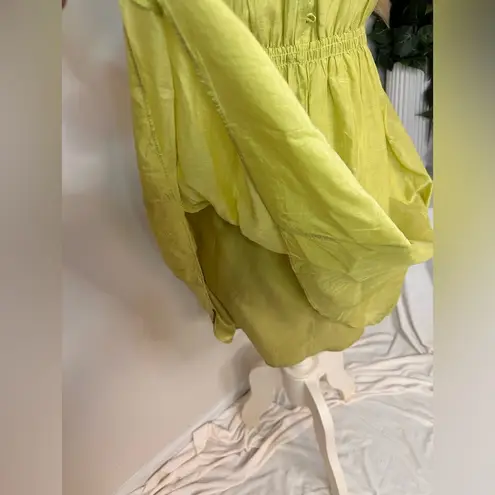  Anthropologie Esley Fairy Lime Green Dress Sz S NWOT