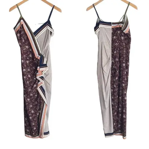 Veronica Beard Marga Silk Midi Dress