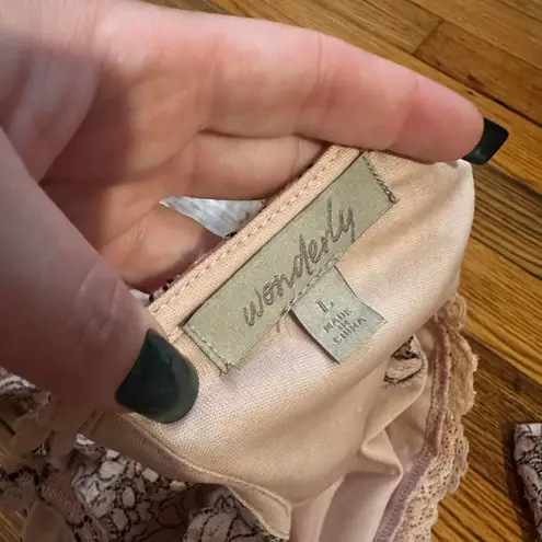 Ballet pink lace babydoll Blouse Size L