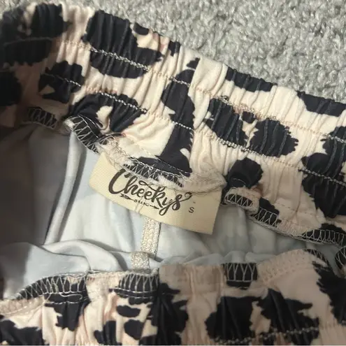 Cheekys Cheetah Shorts SMALL Brown