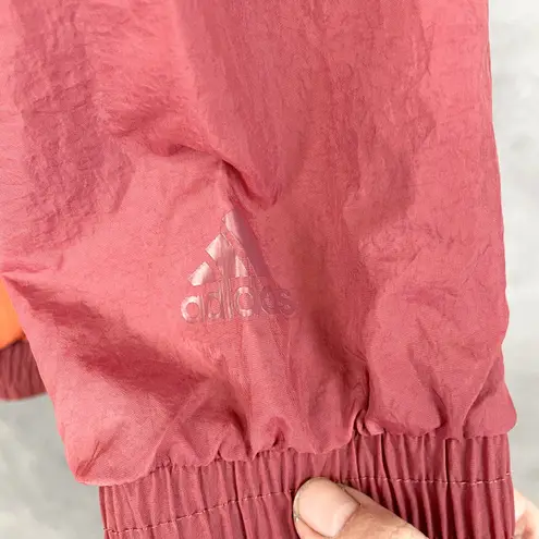 Adidas ‎ Women Jacket Large Red Track Top Windbreaker Y2K Streetwear Retro Sporty - Image 4