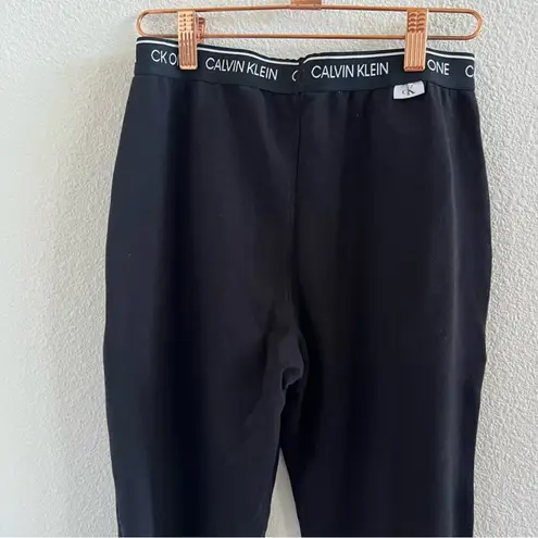 Calvin Klein CK One Black Spellout Waist Band Sweats Neutral Small