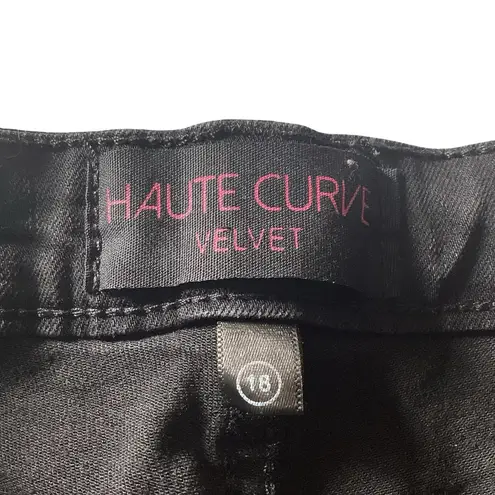 Haute Curve Skinny Jeans Black Size 18