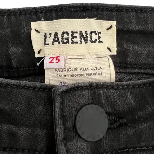 L'Agence  Margot High Rise Ankle Skinny Jeans
Black Coal Casual Size 25 NEW