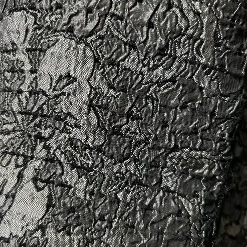 Elite Champagne Women’s Grey Bow Dressy Blazer Sz 12 Black