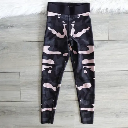 Ultracor Camo Collegiate Leggings Black Pink