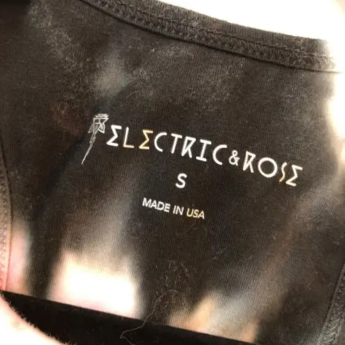 Electric & Rose Bella Bralette Sports Bra Tie Dye Athletic Yellow Blue Pink S