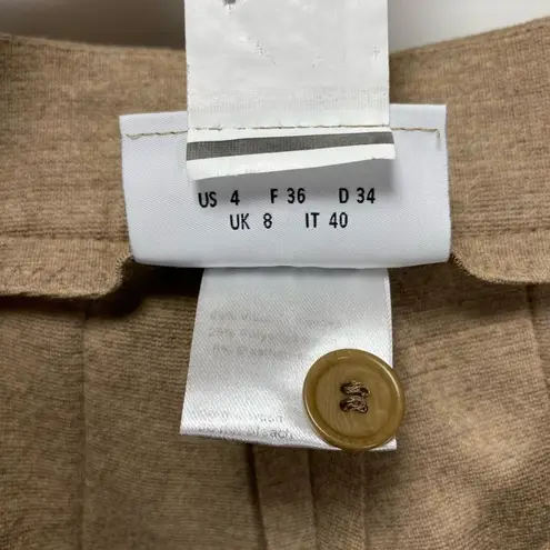 Akris Punto Ponte Knit Tapered Leg Stretchy Business Casual Pants in Tan Sz 4