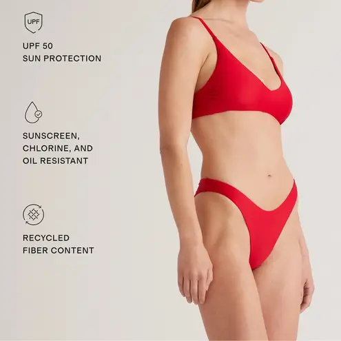 NWT QUINCE Cherry Red Italian High