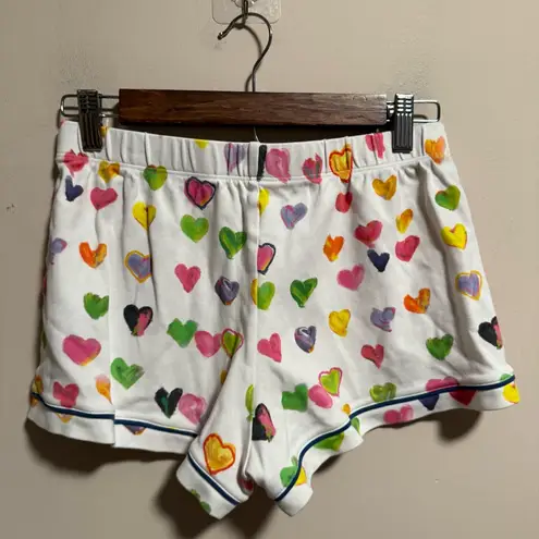 Roller Rabbit Kerri Rosenthal Tiny Drops of Love Hearts Polo Pajamas Size Small