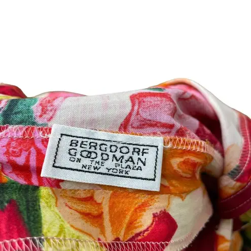 Vintage 80s KENZO Colorful Floral Pleated High