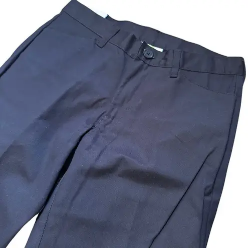REAL SCHOOL Uniform Chino Junior Low Rise Navy Pants NWT Size 1 / 2 Blue