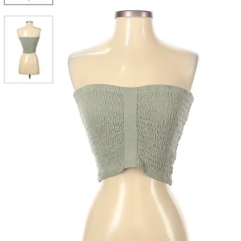 American Eagle  Smocked Tube Top with Removable Straps size XS Y2K - Image 3