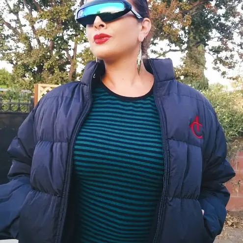 INC Sz 8 Stripe body con fitted maxi tunic Jerell .