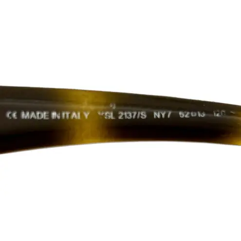 YSL Yves Saint Laurent Wrap Tortoise Sunglasses 2137/S Made in Italy