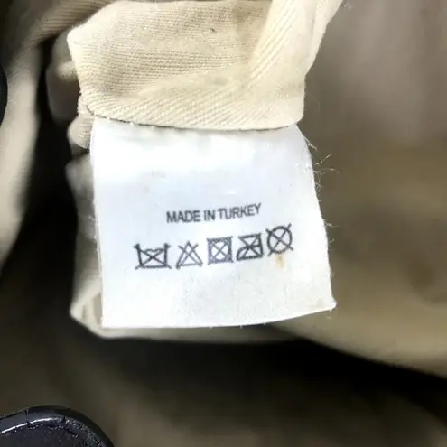 WHISTLES Cow Leather Backpack Black Drawstring Zip Academia Lifestyle Travel