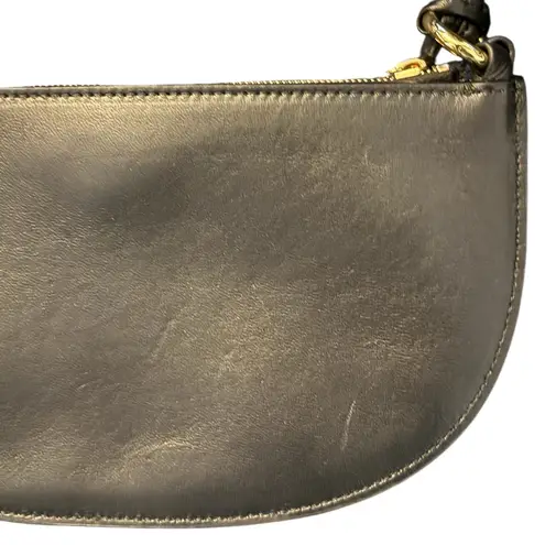 Bottega Veneta New Black Leather Gemellini Intrecciato Double Pouch Shoulder Bag