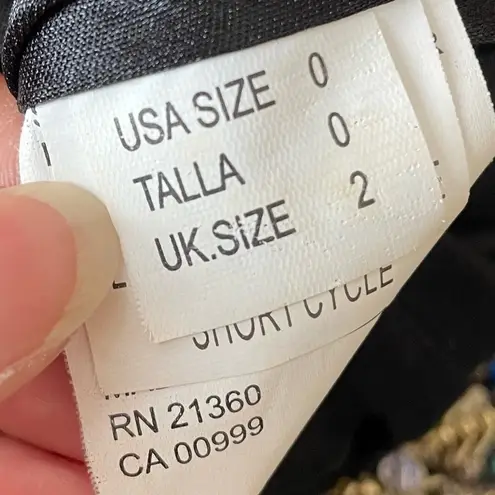 Mori Lee Black Beaded Mermaid Gown Size 0