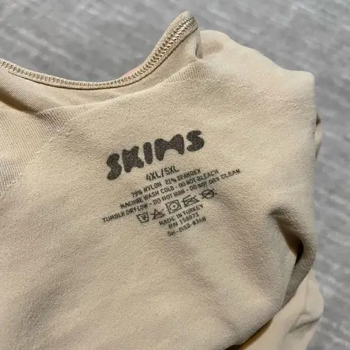 SKIMS Seamless Sculpt Brief Bodysuit Nude Clay, 4X 5X NWOT