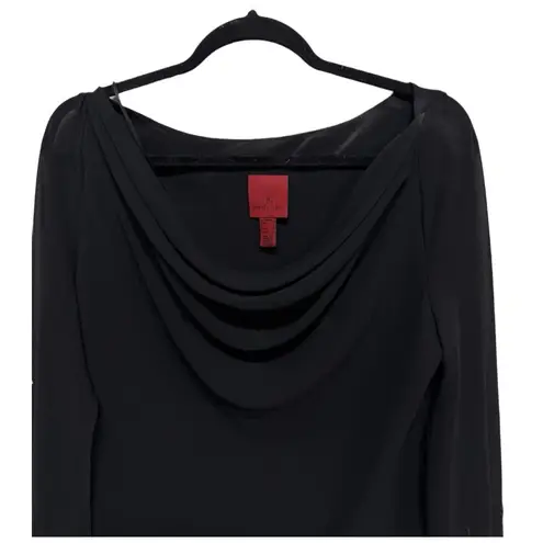 JS Collections Vintage Asymmetrical Tunic Top Fairy Y2K Beaded Sleeves Size 14