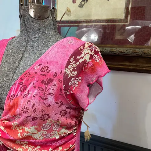 Vintage Y2K Zoey Beth Pink Floral Knot