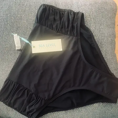 Sea Level Australia High Waist Gathered Side Swim Bottom