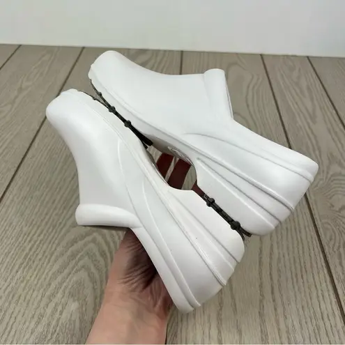 Easy Street Easy Works by Kris Women's Slip Resistant Work Clogs 7M White $40