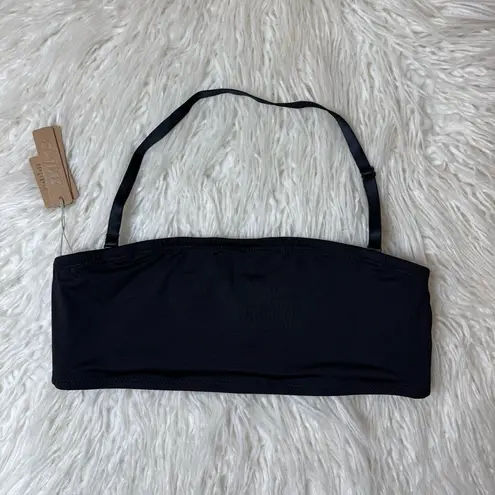 SKIMS Signature Swim Bandeau Bikini Top Onyx Size Small