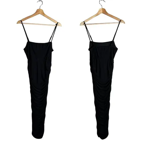 Showpo. Coming For You Mesh Midi Dress Women's 6 Black Formal Cocktail Party