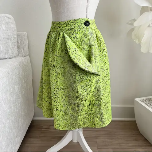 Vivienne Westwood Bright Yellow Green Mini Skirt