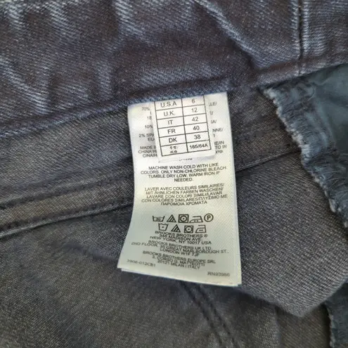 Brooks Brothers Red Fleece Jeans Womens Size 6 Dark Wash Denim Straight Leg