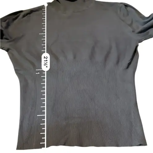 White House | Black Market Turtleneck Sweater Women’s Size XL Gray Fitted Long