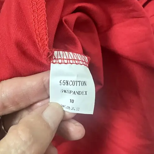 Dress 50's Style Womens Small Rockabilly Retro Red Sailor Pin Up Polka D…