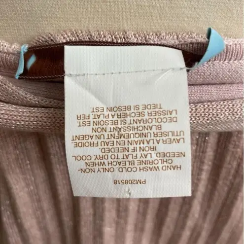 Marciano Vintage y2k dusty rose mini dress pleated shimmery size M