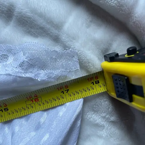 Vintage Undercover Wear white romper medium lace strip’s lingerie wedding