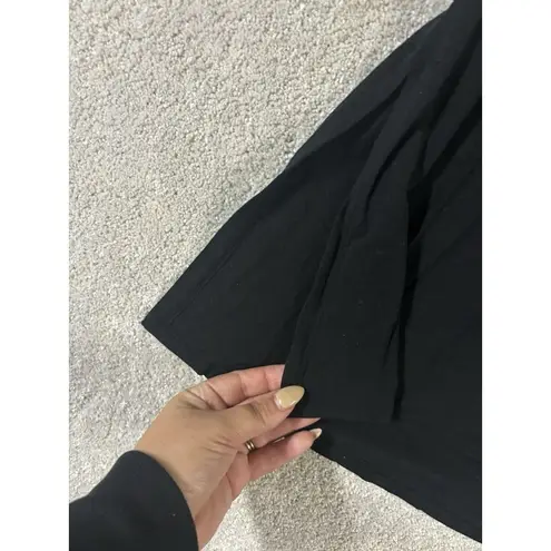 Eileen Fisher  Small Black Split Hem Tencel Lyocell‎ Knit Flowy Tank Top Soft