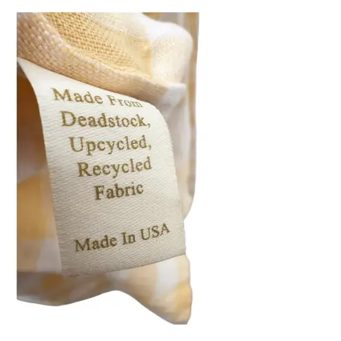 Christy Dawn The Jane Dress In Lemon Plaid size large